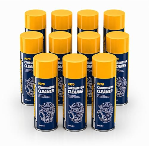 Mannol Carburetor Cleaner - Vergaser Reiniger 11x400 ML - Drosselklappenreiniger - MN9970
