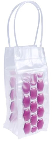 LAPYAPPE 3 Stück Weinkühltasche aus Pvc 750ml mit Doppelter Gefrierfunktion Wiederverwendbar Hält Wein und Bierflaschen Kühl und Trocken für Gartenpartys und Bbqs