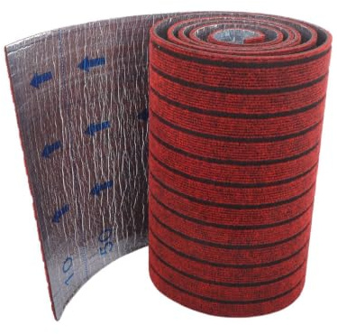 FRCOLOR Losetas de Alfombra Antideslizantes Autoadhesivas para Gatos, Fibra de Polipropileno Roja, Adecuado para Interiores y Sala de Estar Moderna