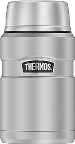 Thermos Stainless King Thermobehälter für Essen Silber 0,70l - Edelstahl, absolut dicht, hält Speisen 14h heiß & 24h kalt, BPA-frei