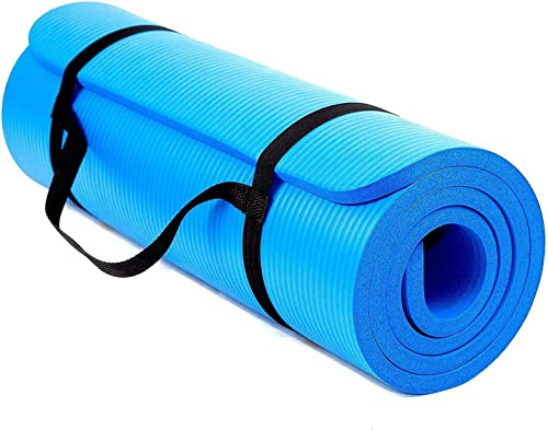 TechFit Yogamatte Rutschfest für das Fitnessstudio zu Hause - Pilates Matte für das Heimtraining, Yoga Matte Dicker für Frauen,Fitnessmatten,Campingmatte, Perfekt für Aerobic