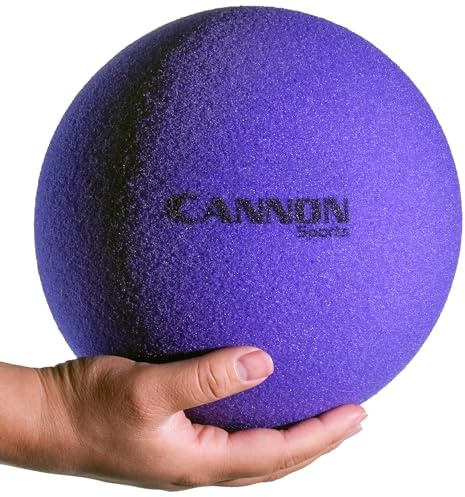 Cannon Sports Soft Foam Ball – Uncoated Medium Density Ball - Lightweight, Safe Play, Indoor/Outdoor Fun - Great for Volleyball, Basketball, Soccer, Dodgeball, and More