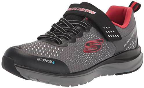 Skechers Unisex-barn Ultra Groove Sneaker, Träkol/svart, 27.5 EU