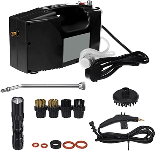 AADECOR Limpiador de Vapor de Mano portátil, Limpiador de Vapor de Alta presión de 3000 W Limpiador de Vapor Multiusos con Accesorios para Cocina, baño, tapicería, alfombras y automóviles