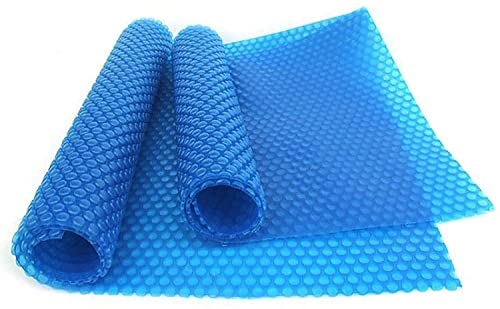 Pool Solarfolie Poolabdeckung Schwimmbadabdeckung, Solar-Pool-Rahmenplane Mit Tülle, UV-Schutz, Blase, Wärmedämmfolie, Schwimmen, Solarblau, Poolabdeckung, Blau (Size : 4m x 8m(13ftx26ft))