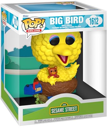 Funko POP! Deluxe: SS - Big Bird i boet - Sesame Street - Vinylfigur för samlare - Presentidé - Officiell Merchandise - Leksaker för barn och vuxna - TV-fans - Modellfigur för samlare och utställning