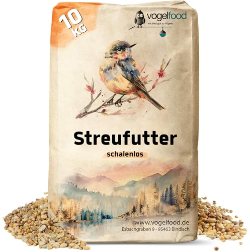 vogelfood 10 kg Schalenloses Streufutter Wildvogelfutter Sommerstreu Winterstreu Vogelfutter
