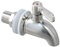Grifo para Dispensador de Bebidas de Repuesto, Acero Inoxidable Barril Grifo, Grifo de Repuesto para Agua Caliente Fría, Cerveza, Vino, Zumo, Botella, Cubo, Plata (16 mm)