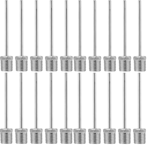 cyclingcolors 20x ballpumpe nadeln ball pumpe nadel fahrrad kompressor zum Aufpumpen von Bällen Luftpumpennadeln aus Edelstahl