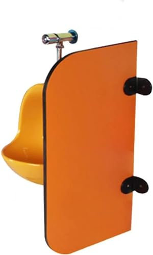 Kinder-Urinal, einfache Installation, Wandmontage, Holz-Trennwand für Kindergarten, Toilette, Sichtschutz, Barriere für Kinder (1 Stück)