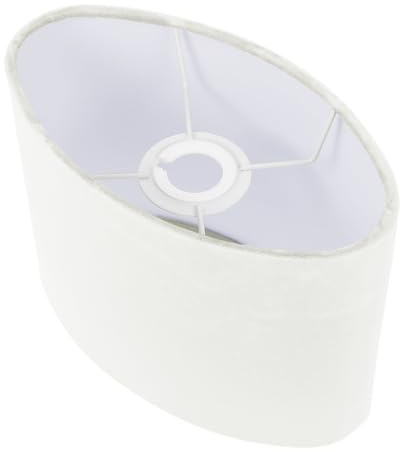 Holibanna Ovale Lampenschirm Aus Stoff Dekorative Lampenabdeckung Für Tischlampe Tischlampenschirm Als Zubehör Für Wohn- Und Schlafzimmer Einfache Montage 23.00 X 18.50 X 13.00 Cm 1 Stück