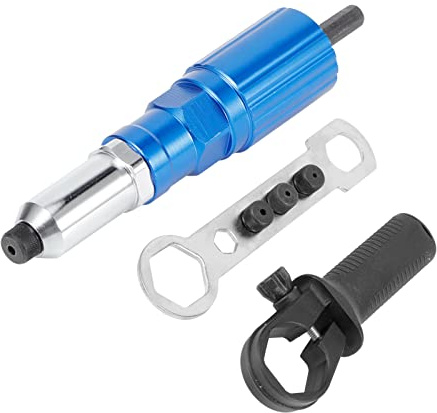 TARSHYRY Electric Rivet Gun, Pop Rivet Tool Riveting Tool Drill Attachment Gun Electric Carpenter