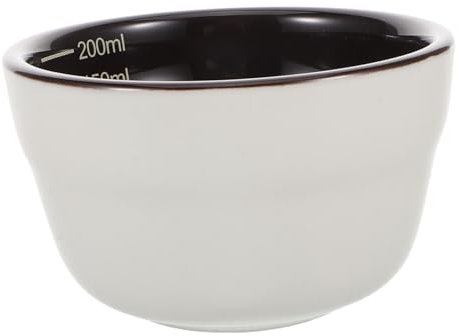 ABOOFAN Tazza Da Caffè Cupping Porcellana Da Ciotola Graduata Piccola Per Misurazione Chicchi e Design Compatto e Multiuso Per Degustazione Caffè Facile Usare