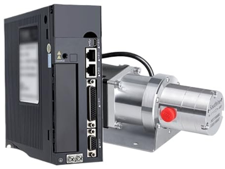 Magnetic Drive Gear Pump with Servo Motor / 0~20bar Pressure / 0ml~5000ml/min Flow Range / 0.3cp~10000cp Viscosity Range(0.4cc with Inovance)