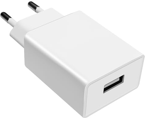 10W USB-Ladegerät mit USB-A-Anschluss Wandladegerät für iPhone, Samsung, Android, iPad, Tablet - Kompaktes Reise- und Homeoffice-Ladeset