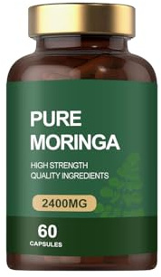 Moringa Oleifera-bladextrakt - Naturlig energi för vitalitet och hudstöd │För både män och kvinnor │60 st,1pcs