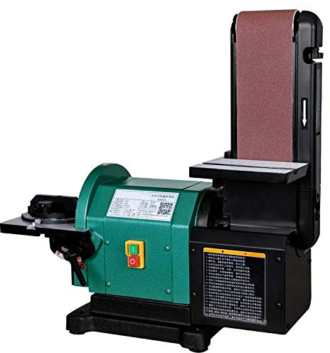 Bench Belt Sander Grinder with Automatic Dust Collection, 750W 2850RPM for Knife Sharpening and Woodworking