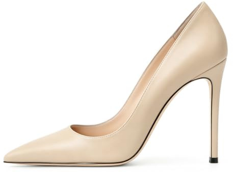 EDEFS Escarpins Pointus - Talons Hauts Femme 10 cm Talon Aiguille | Chaussures de Bureau & Soirée