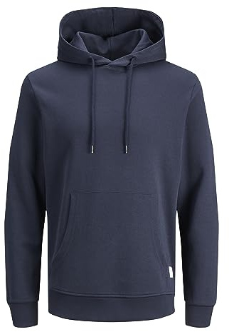 JACK & JONES herr Tröja jjebasic sweat hood noos, marinblå blazer, XS