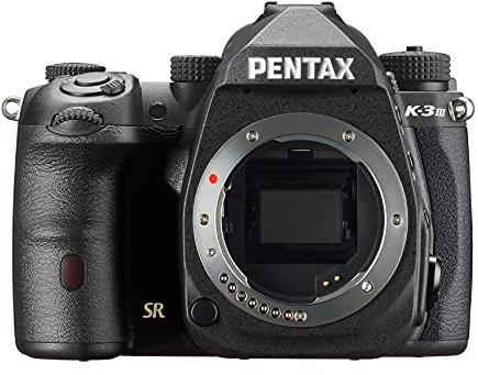 Pentax K-3 Mark III Flagship APS-C Appareil photo noir 12 fps, écran tactile LCD, corps en alliage de magnésium résistant aux intempéries avec réduction des secousses 5 axes intégrée Viseur optique