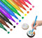 DOMI PRO 10 pièces Crayon de Couleur Alimentaire pour Fondant, Marqueur Comestible, Pointe Fine et Épaisse, Qualité Alimentaire Stylo Gourmet pour Fondant Gâteaux Biscuits Pâtisserie Décoration Dessin
