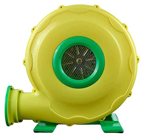 NWB Ventilador Centrífugo Eléctrico de 1100W,Soplador para Castillo Hinchable,para el Castillo Hinchable Inflable de la casa de la Despedida(Amarillo)