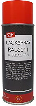 SDV Chemie Lackspray RAL 6011 RESEDAGRÜN 1x 400ml glänzend Acryllack