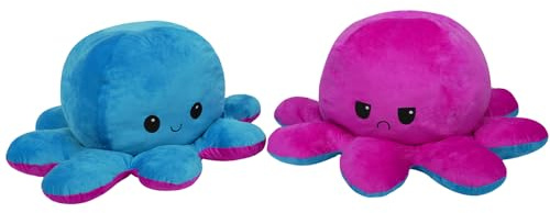 KUNSTIFY Riesen Oktopus Kuscheltier, Stimmungs Plüschtier mit Kraken-Design, 80cm