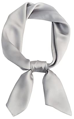 KOOYOL Damen Seidentuch Seide Leicht Seidenschal Bandana Halstuch Kopftuch Elegante Schal Tuch Geschenk für Frauen Einheitsgröße, F#