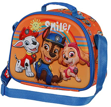 Karactermania La Patrulla Canina Paweome-Bolsa Portamerienda 3D, Naranja