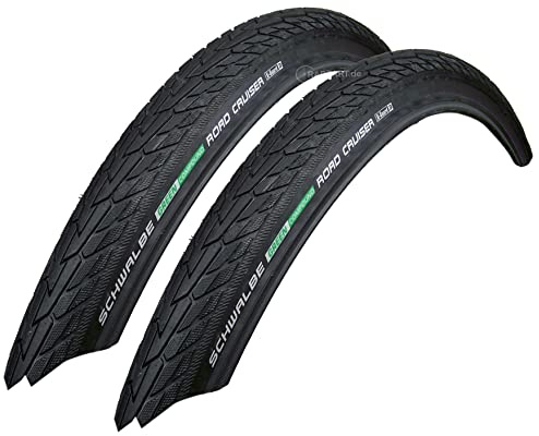 2X Schwalbe Road Cruiser 32-622 Drahtreifen K-Guard 28x1.25 Fahrradreifen Mantel