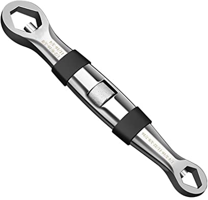 Samnuerly Universal Key Wrench Set Ratchet Adjustable Spanner Wrench Flexible Multitools Hand Tool