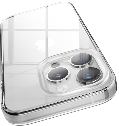 elago Custodia ibrida trasparente compatibile con iPhone 15 Pro, trasparente, tecnologia ibrida in PC + TPU, protezione dalle cadute di grado militare statunitense, riduzione dell'ingiallimento