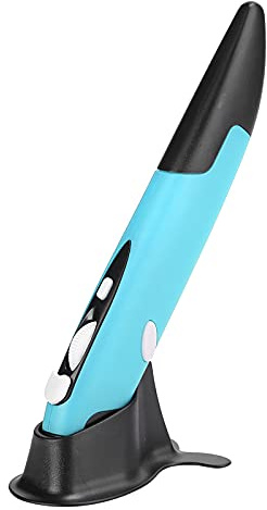 Souris Optique de Poche sans Fil, Universelle 2,4 GHz, USB, 800, 1200, 1600 DPI, Mini Souris Ergonomique pour Windows 7, 8, Vista XP 2000, Android, Linux, OS X (Blue)