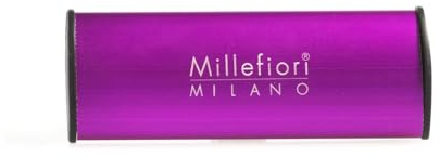 Millefiori Milano – Icon Profumatore per Auto Classic Magnolia Blossom & Wood Viola – Fragranza Fiorita e Legnosa, Clip Universale