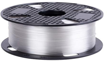 CC3D PETG-Filament, transparent, 1,75 mm, 1 kg, 3D-Drucker-Filament, FDM, PETG