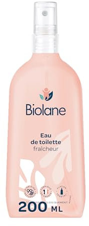 BIOLANE-Eau de toilette bebe Fraicheur -Parfume Bébé après la Toilette- NOUVELLE FORMULE - Pour Fille et Garçon-200ml-Fabriqué en France