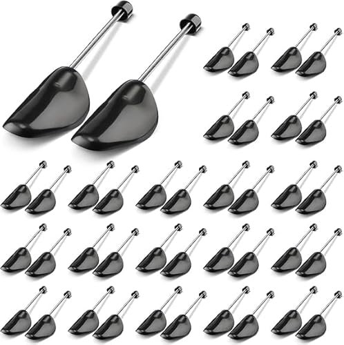 20 Pairs Spring Shoe Tree Stretcher, 33 cm/13 Inches Plastic Shoe Trees for Men's Shoes Size UK 4-13, Ideal for Maintaining and Shaping Footwear