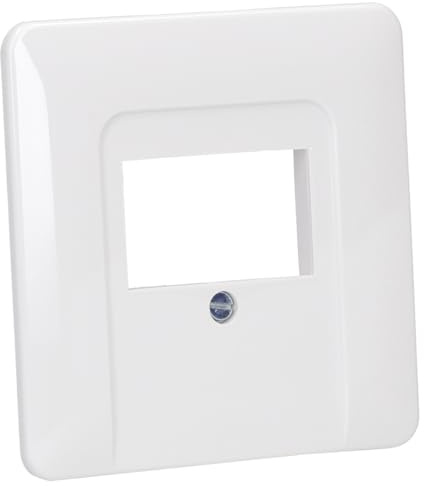 Jung CD569TWW Abdeckung für TAE-Anschlussdose Alpinweiß Serie CD