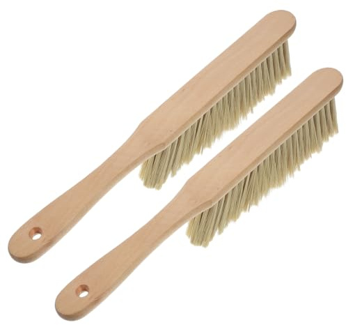 TOPPERFUN 2pcs Soft Bristle Cleaning Brush Gentle Whisk Duster for Dusting of Bed Sofa Car and Home Surfaces Multi Functional Hand Brush for Deep Cleaning
