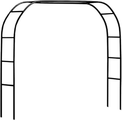 Support simple pour plantes grimpantes pour jardin, treillis d'arche en fer forgé, pergola en métal pour fleurs et plantes vertes, décoration de jardin verticale extérieure (230 x 40 x 250 cm)
