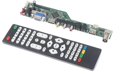 ZGHQHCDRH 1Set TV Motherboard T.SK105A.03 Universal LCD TV Controller Driver Board PC/VGA/USB Interface Replace T.V53.03 Replace The TV Motherboard(B)