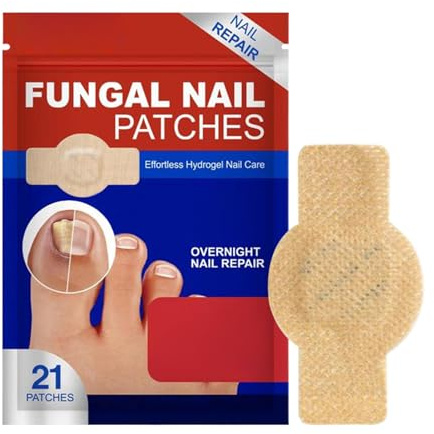 21 Pezzi Cerotti Per Micosi Delle Unghie, Toppe Per Il Trattamento Delle Unghie Dei Funghi, Cerotti Per Micosi DelleUnghie Dei Piedi Extra Forti, FungalNail Patches Per RiparareUnghie Danneggiate