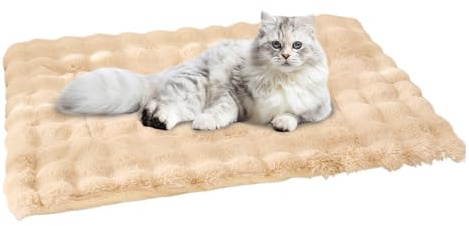 Lit De Tapis De Chat - Canapé Pour Animaux De Compagnie De 1 Morceau, Coussin De Sommeil Doux, Coussin 'hiver, Lit De Chat Confortable Pour Le Sommeil | Tissu Peluche Parfait Pour Chiens Chatons De C