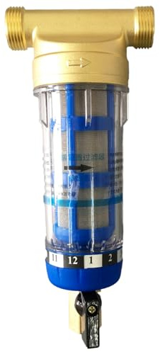 Filtre à eau du robinet 3000 L/h Filtre à eau du robinet pour boire 40 microns Évier grosses particules 99, 99% pour fournitures de boisson de bureau domicile