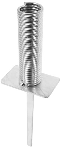 Gogogmee Spring-loaded Ground Stake for Soccer Flag Stable Football Flag Base Corner Pole Fixing Spike for Training and Field Marking Equipment
