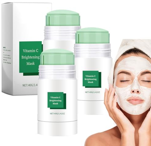 Green Stick Mask, puntos negros Mascarilla en Barra de Té Verde, Limpieza Profunda y Eliminación de Puntos Negros, Mascarilla Facial Purificante, Control de Grasa e Hidratación (3pcs)