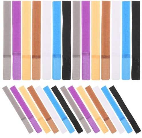 BESPORTBLE Audio Cable Organizer Ties 70Pcs Sturdy Polyester Fastening Straps for Data Cables and Lamp Cords Suitable for Musicians and Home Office