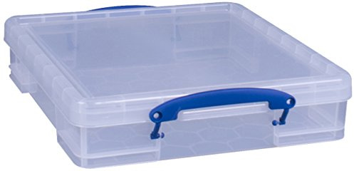 Really Useful Box Plastic Storage 7 Litre Clear,40Lx35Wx8.5D CM