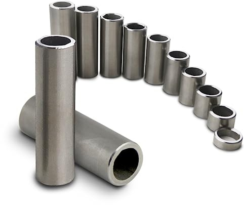 PROTECH 10 Stück Distanzhülsen M10 Edelstahl 15x11x10 Abstandshülsen [10mm Länge] Buchse [11mm Innen] Abstandshalter
